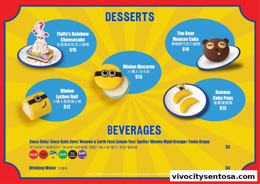 Menu page for Super Hungry Food Stand