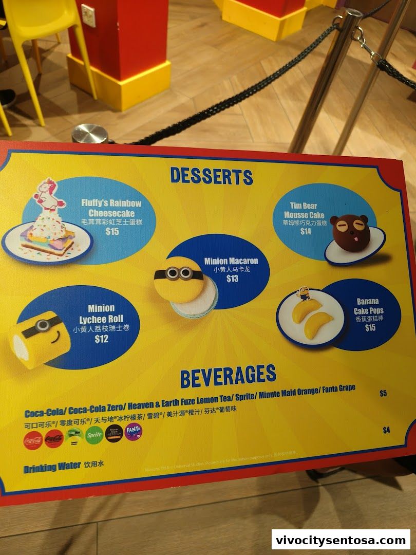 Menu page for Super Hungry Food Stand