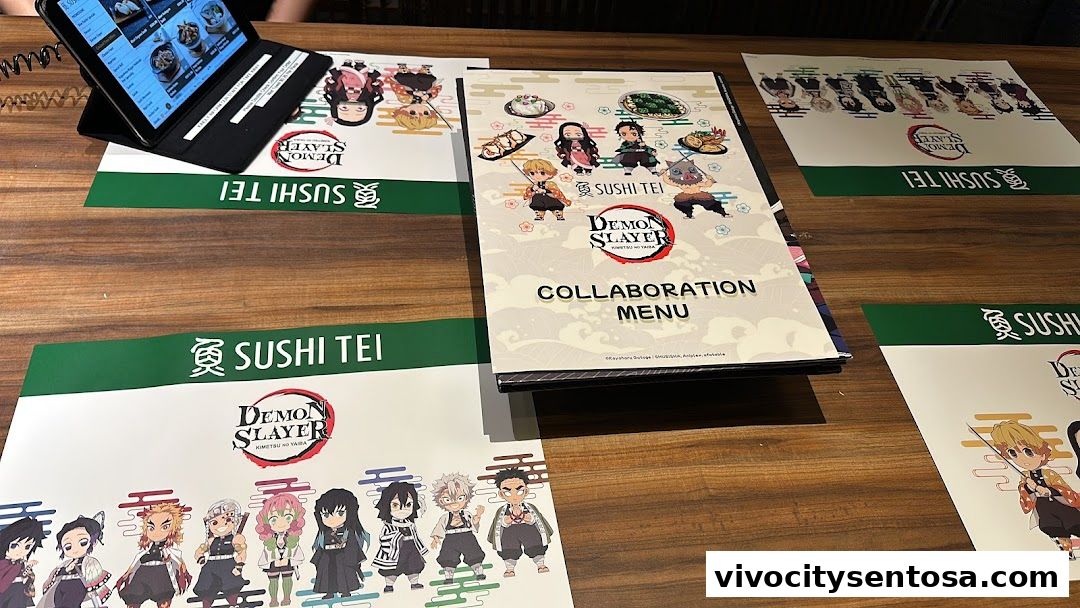 Menu page for SUSHI TEI