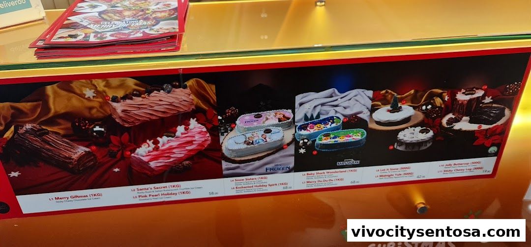 Menu page for Swensens Unlimited  VivoCity