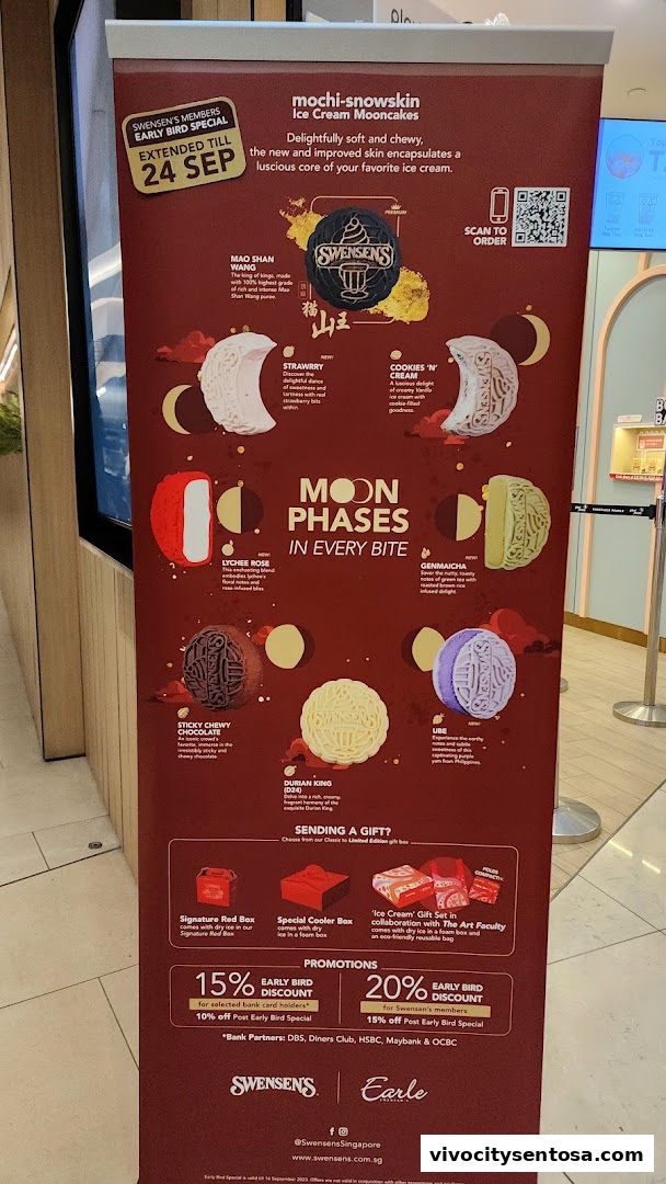 Menu page for Swensens Unlimited  VivoCity
