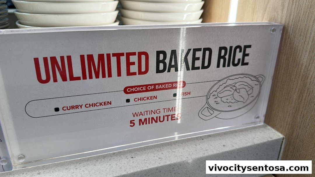 Menu page for Swensens Unlimited  VivoCity