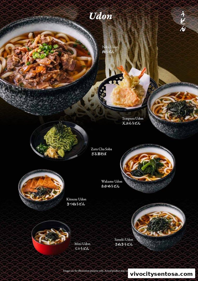 Menu page for Tajimaya Yakiniku  VivoCity