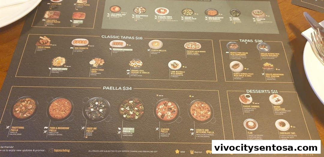 Tapas Club  VivoCity