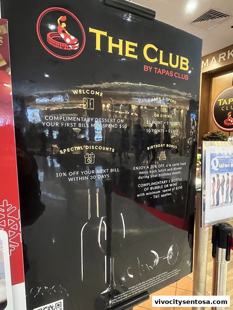 Tapas Club  VivoCity