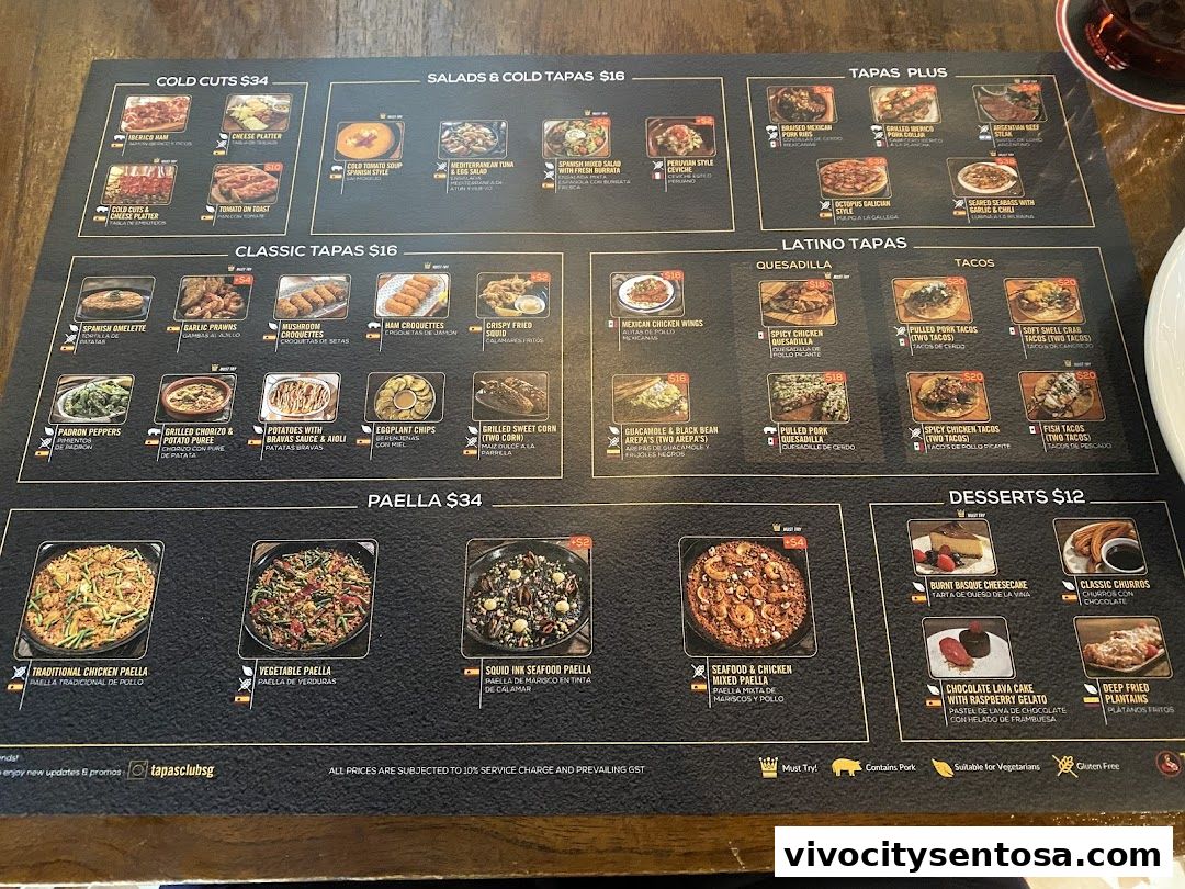 Tapas Club  VivoCity