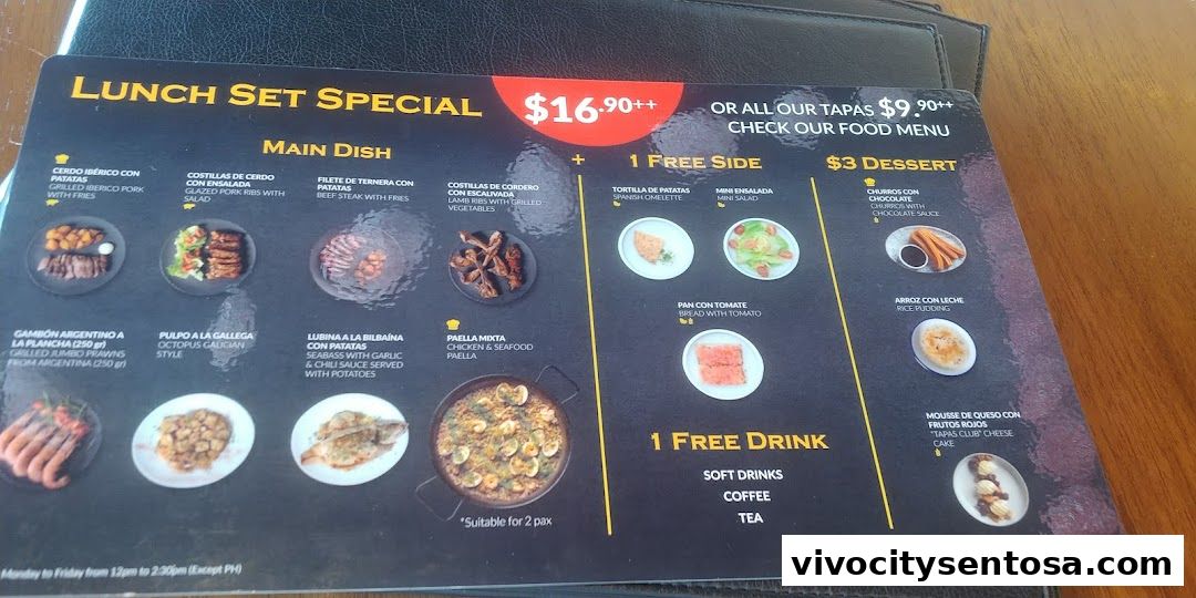 Tapas Club  VivoCity