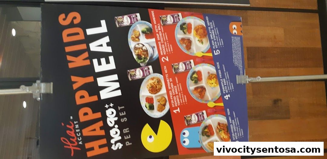 Menu page for Thai Accent