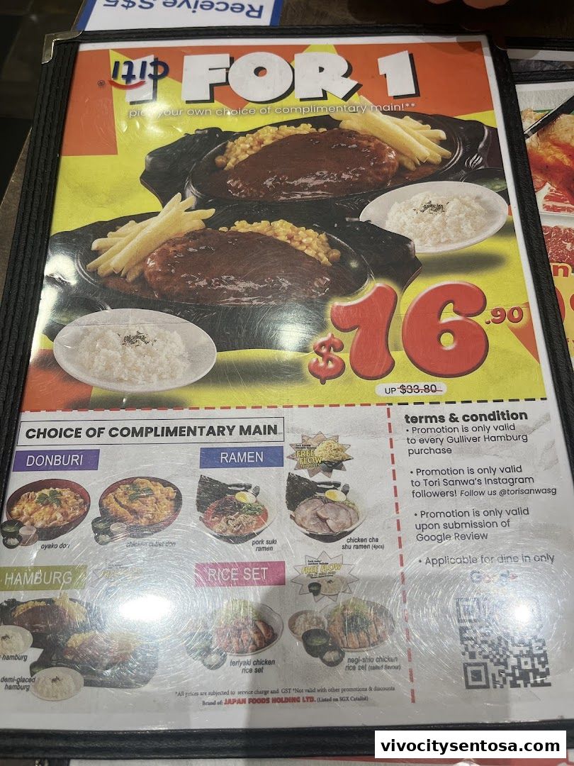 Tori Sanwa VivoCity