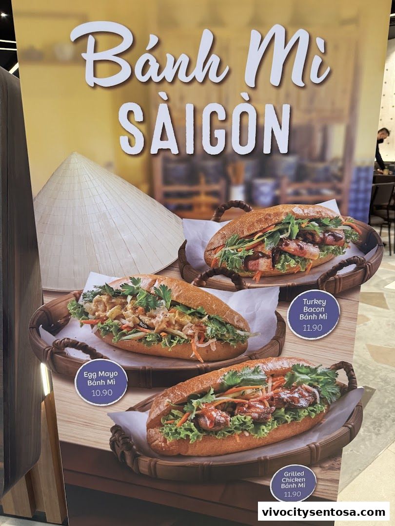 Menu page for VietSmith - Vivo City