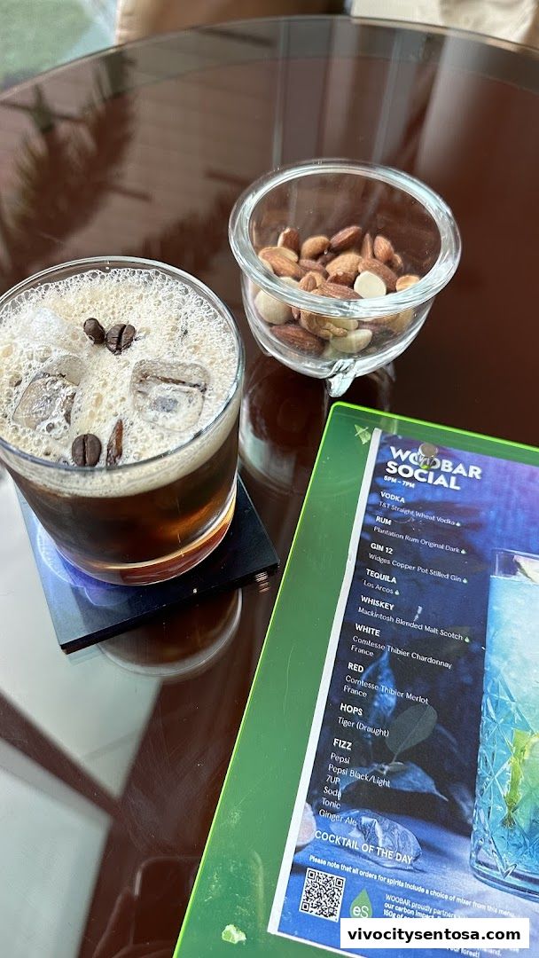 Menu page for WOOBAR